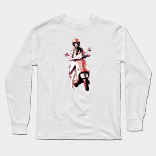 scooter girl Long Sleeve T-Shirt